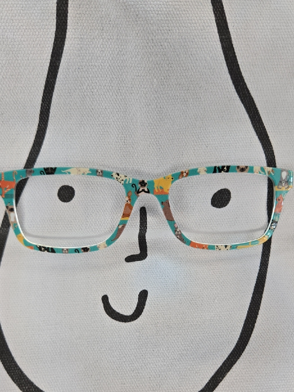 Colorful Cat Pattern Magnetic Glasses Top